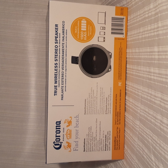 Corona Portable Wireless Bluetooth Speaker - Picture 2 of 5